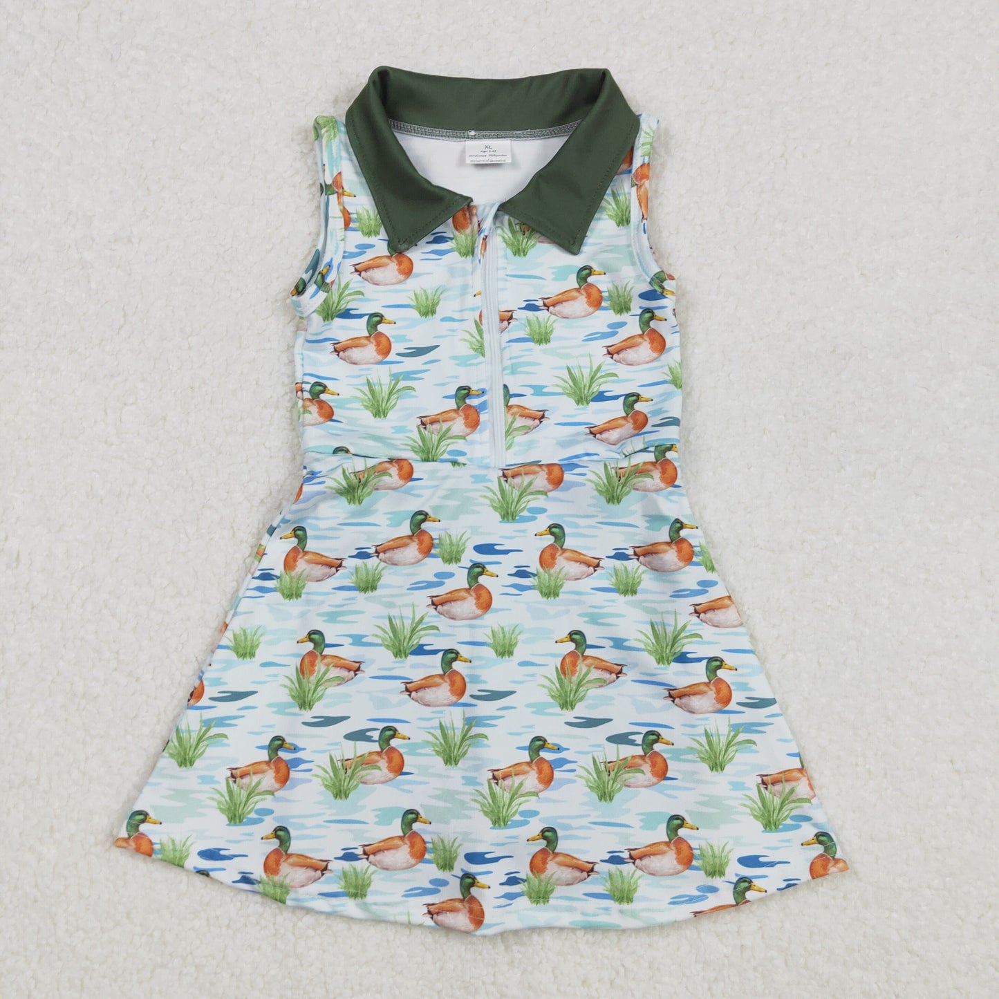 GSD1835 athletic dress yoga sibling duck girl dress 202502 RTS