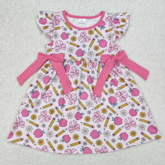 GSD1846  back to school short sleeves girl dress  RTS 202503