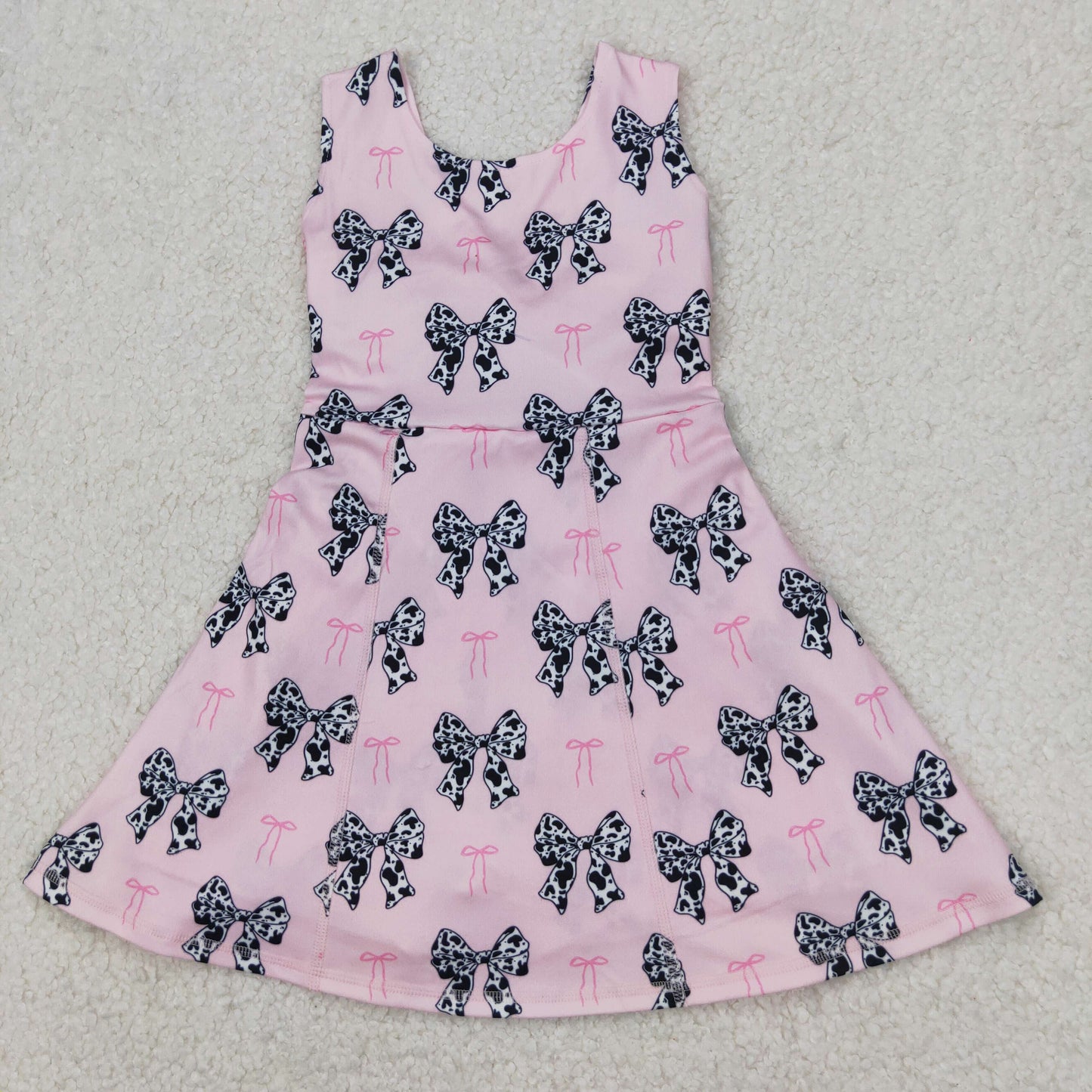 GSD1853 yoga bow western girl summer dress 202503 RTS