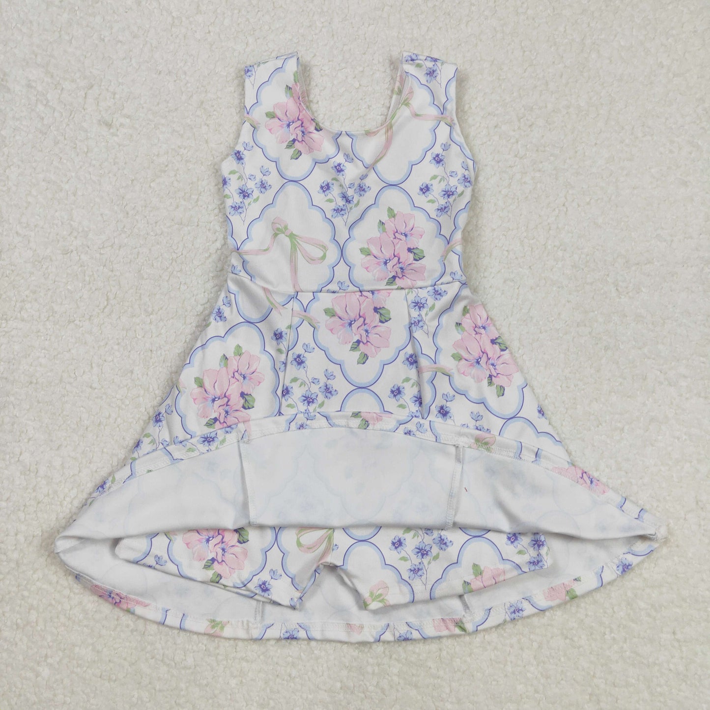 GSD1864 yoga athletic dress sibling flower girl dress 202502 RTS