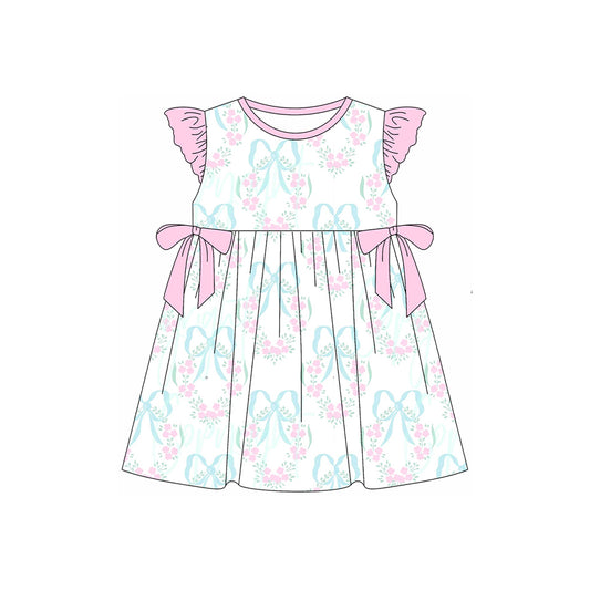 GSD1884 bow flower Dress  preorder dress 202501