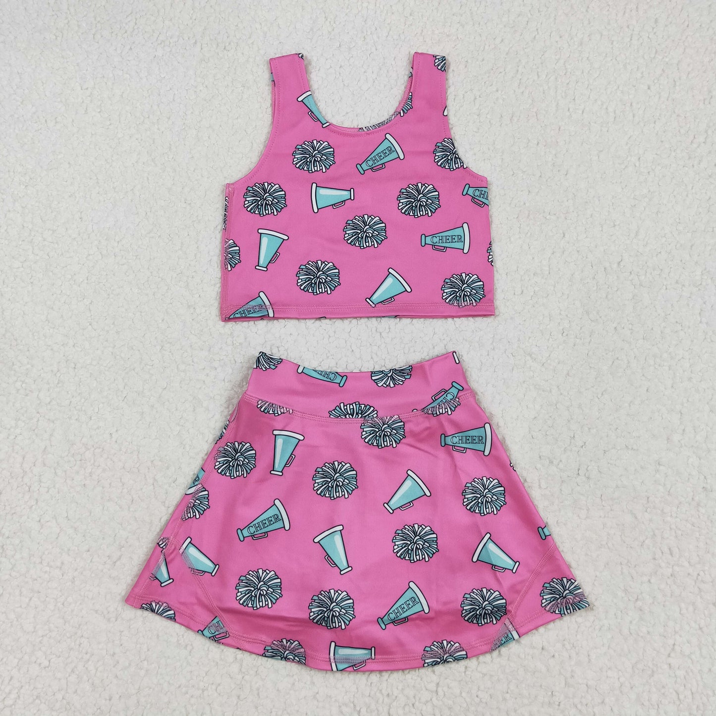 GSD1924 athletic dress yoga cheer sibling girl dress 202505 RTS