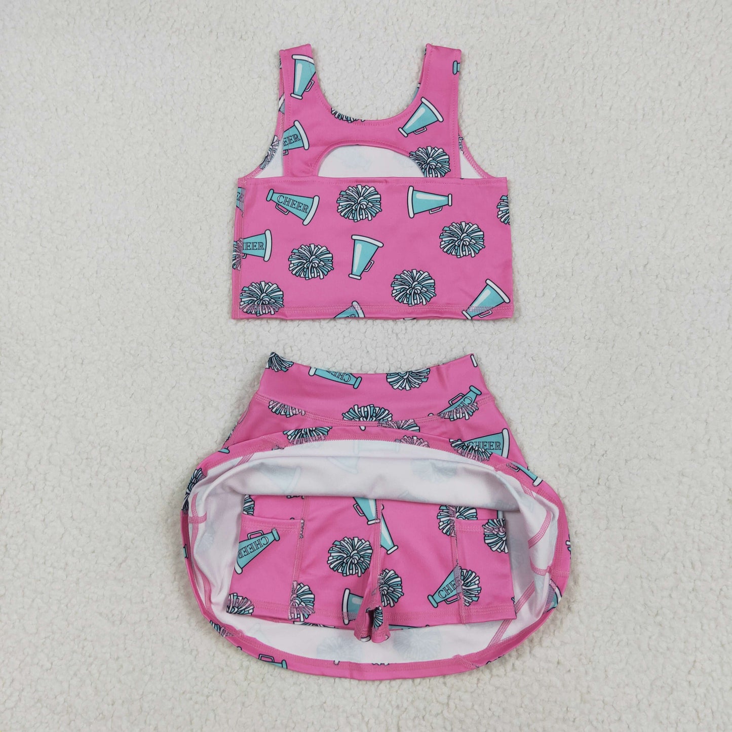GSD1924 athletic dress yoga cheer sibling girl dress 202505 RTS