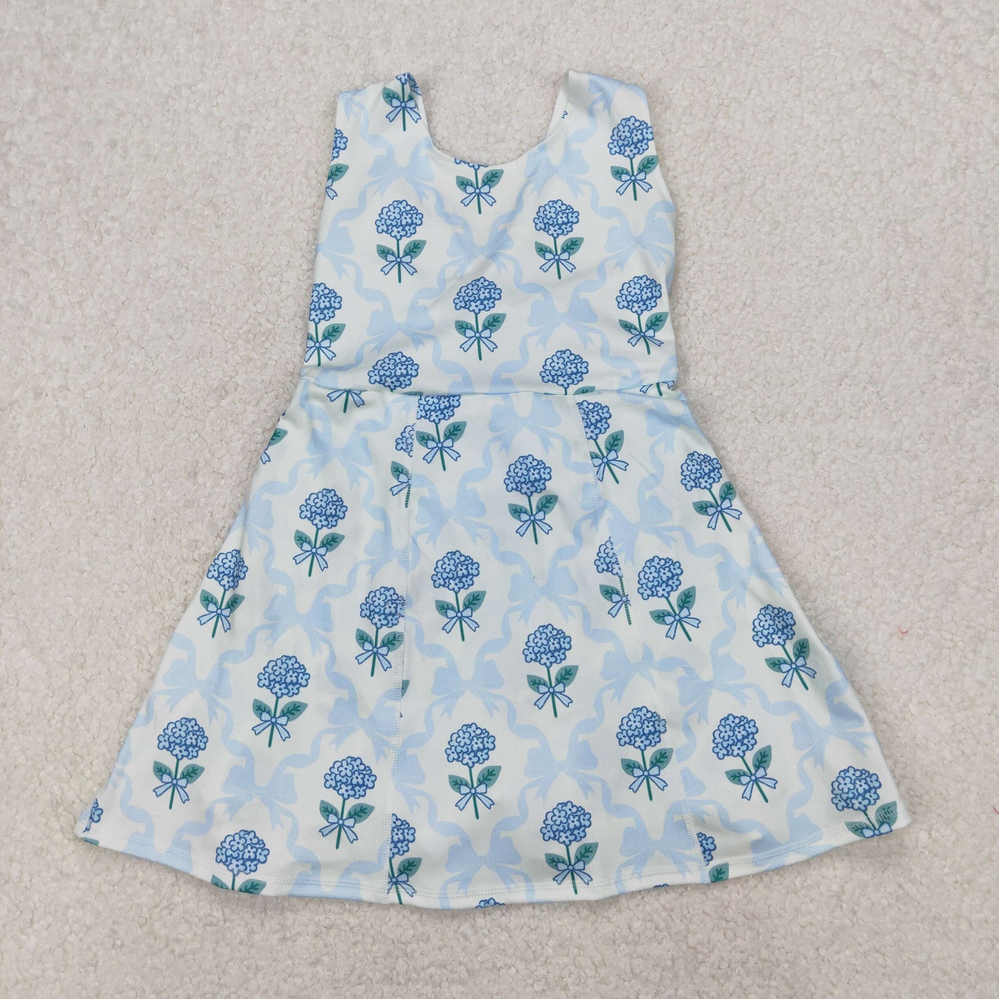 GSD1944 yoga short sleeve girl skirt outfit 202503 RTS