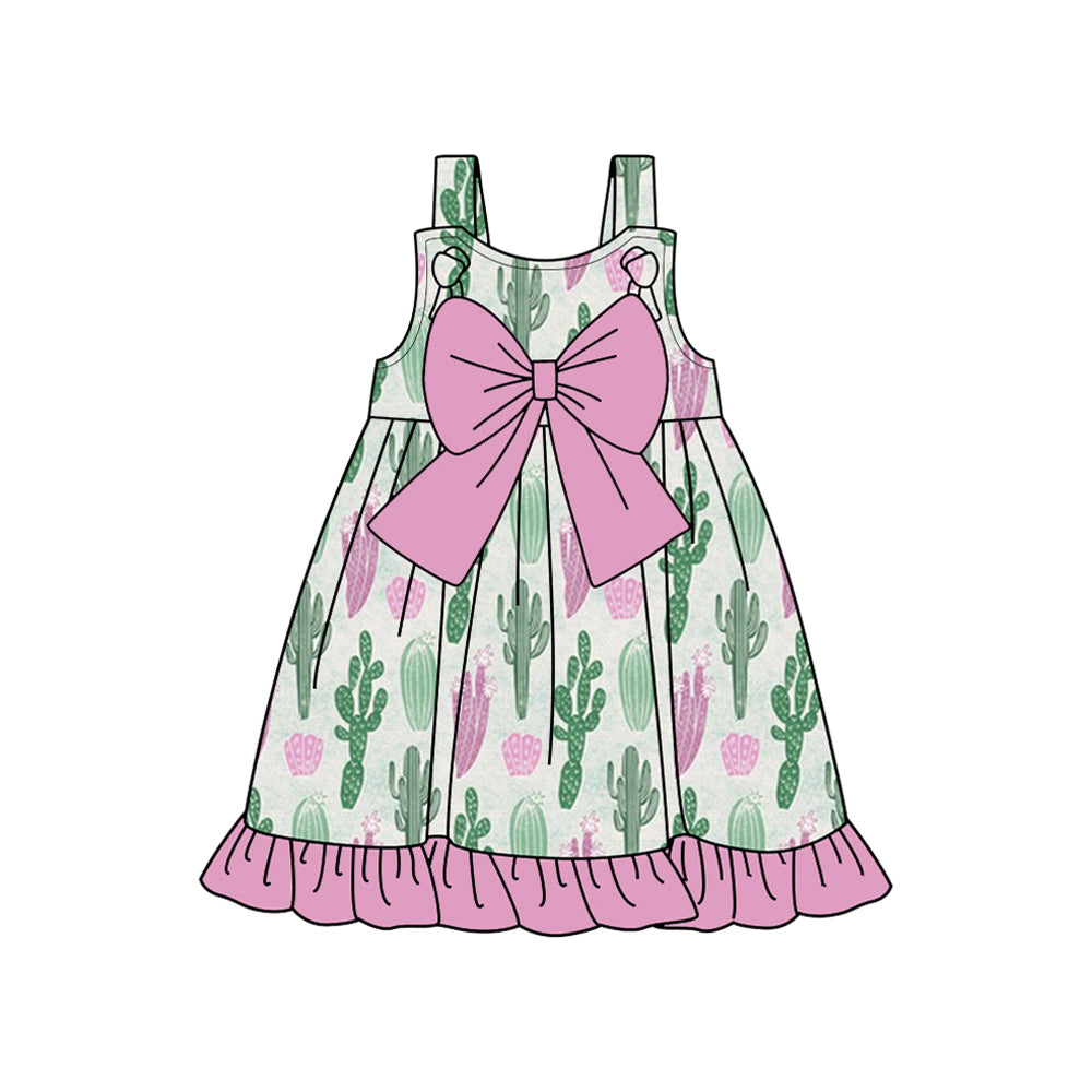 GSD1970 cactus short sleeves girl dress 202501 preorder