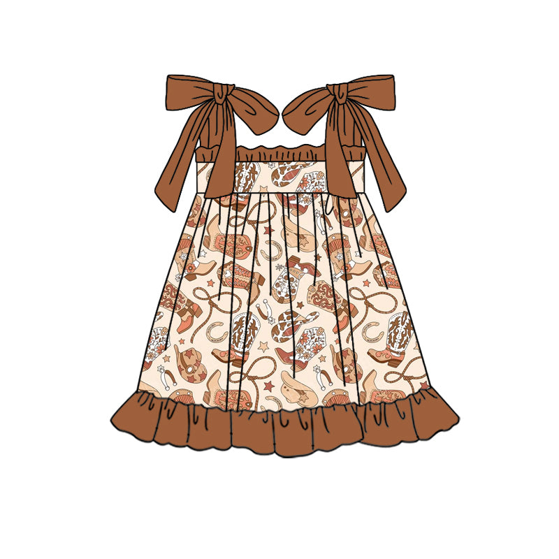 GSD2002 boots  short sleeves girl dress 202502 preorder