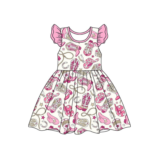 GSD2003 boots  short sleeves girl dress 202502 preorder
