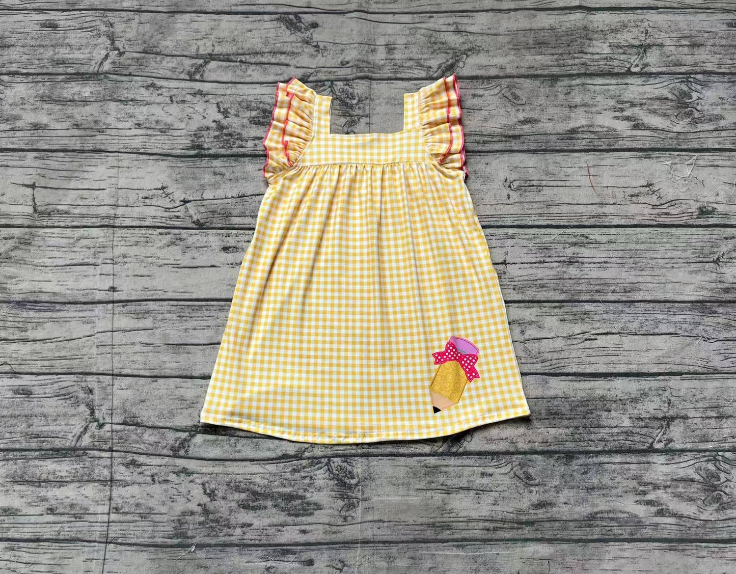 GSD2012 back to school pencil short sleeves girl dress 202502 preorder