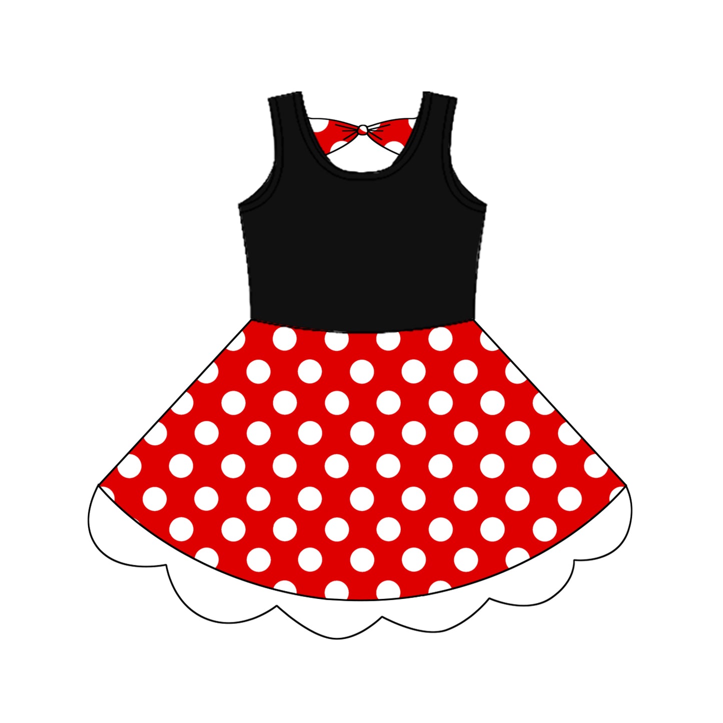 GSD2037 princess mouse girl summer dress 202504 preorder
