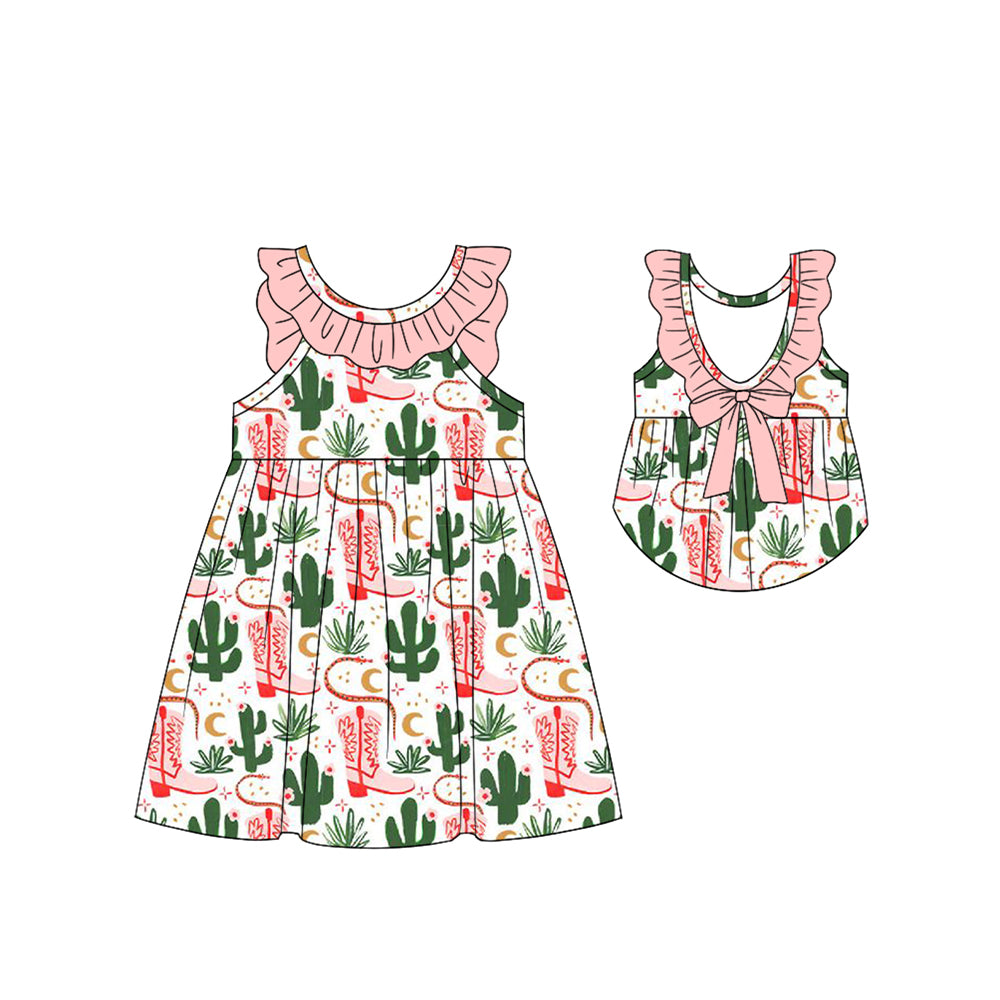 GSD2056 preorder boots cactus western short sleeve shorts girl summer outfit 202502