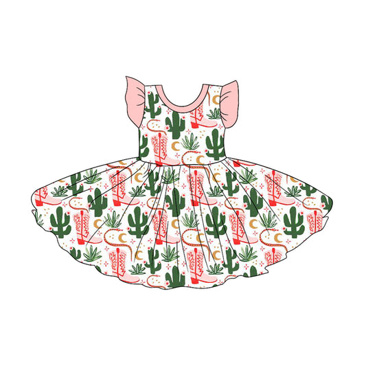 GSD2057 preorder boots cactus western short sleeve shorts girl summer outfit 202502