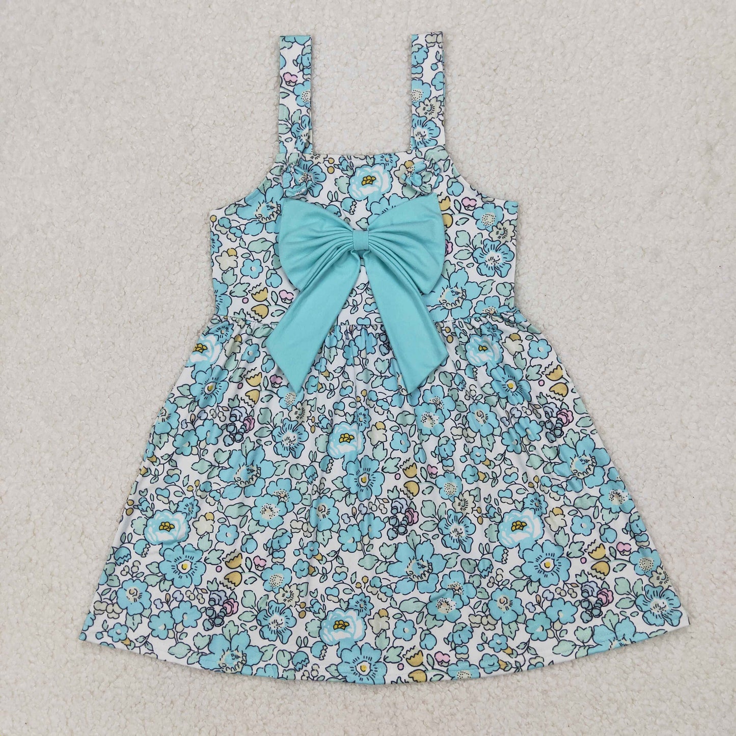 GSD2106  bow flowers western short sleeve shorts girl summer outfit 202504 RTS