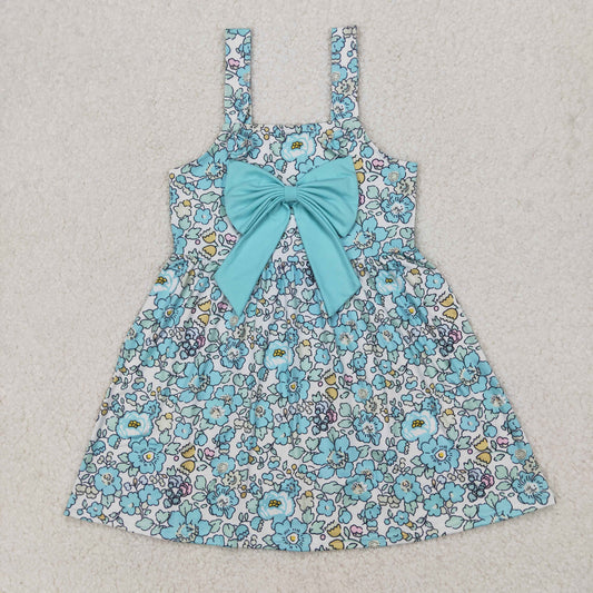 GSD2106  bow flowers western short sleeve shorts girl summer outfit 202504 RTS