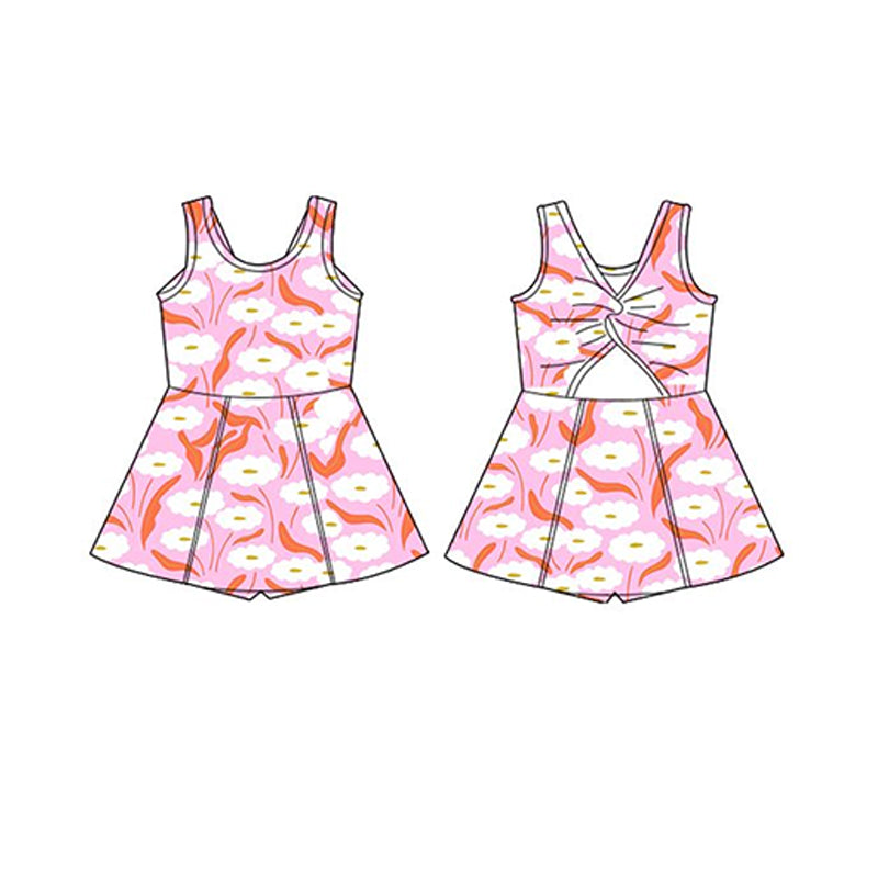 GSD2111 preorder yoga flowers western girl summer dress