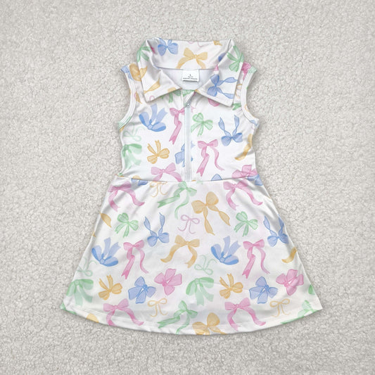 GSD2141 yoga bow yoga  girl  dress 202504 RTS