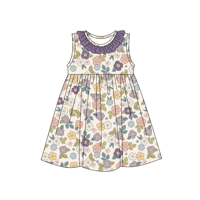 GSD2168 preorder flowers western girl summer dress 202502