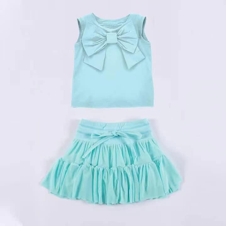 GSD2194 preorder cotton western shorts girl summer outfit 202503