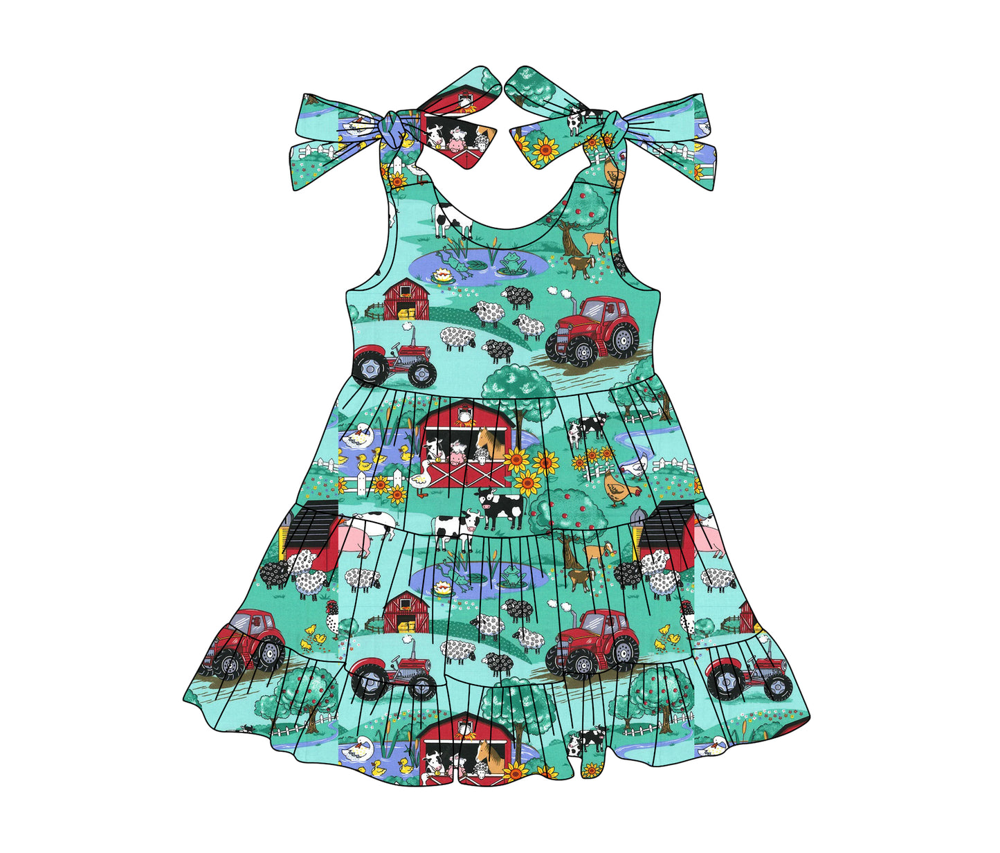 GSD2234 preorder western girl summer dres 202503
