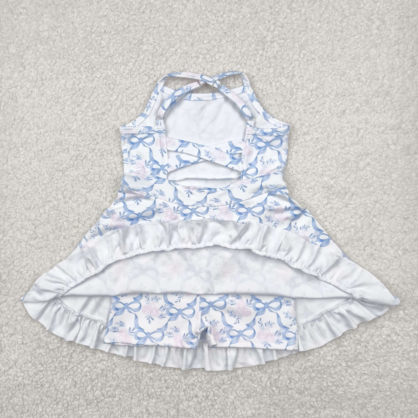 GSD2290 bow yoga  girl skirt Dress 202504 RTS