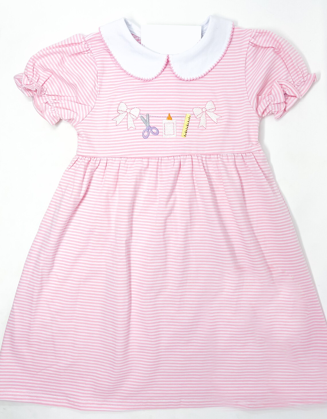 GSD2304 back to school pencil bow girl dress 202503 preorder