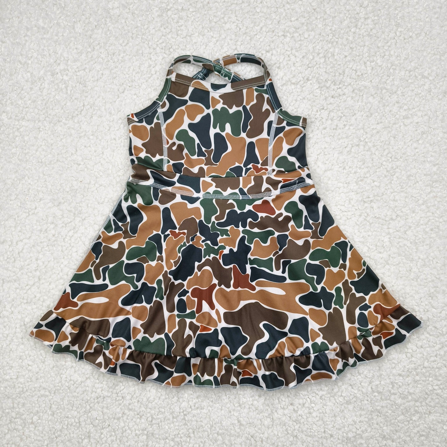 GSD2309 camo yoga girl skirt DRESS 202508 RTS