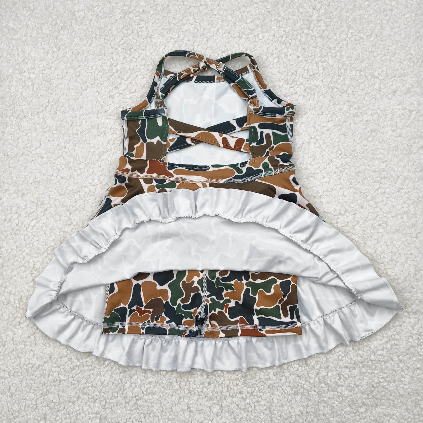 GSD2309 camo yoga girl skirt DRESS 202508 RTS