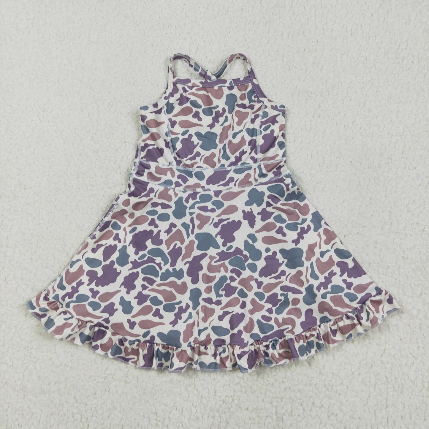 GSD2310 camo yoga girl skirt DRESS 202505