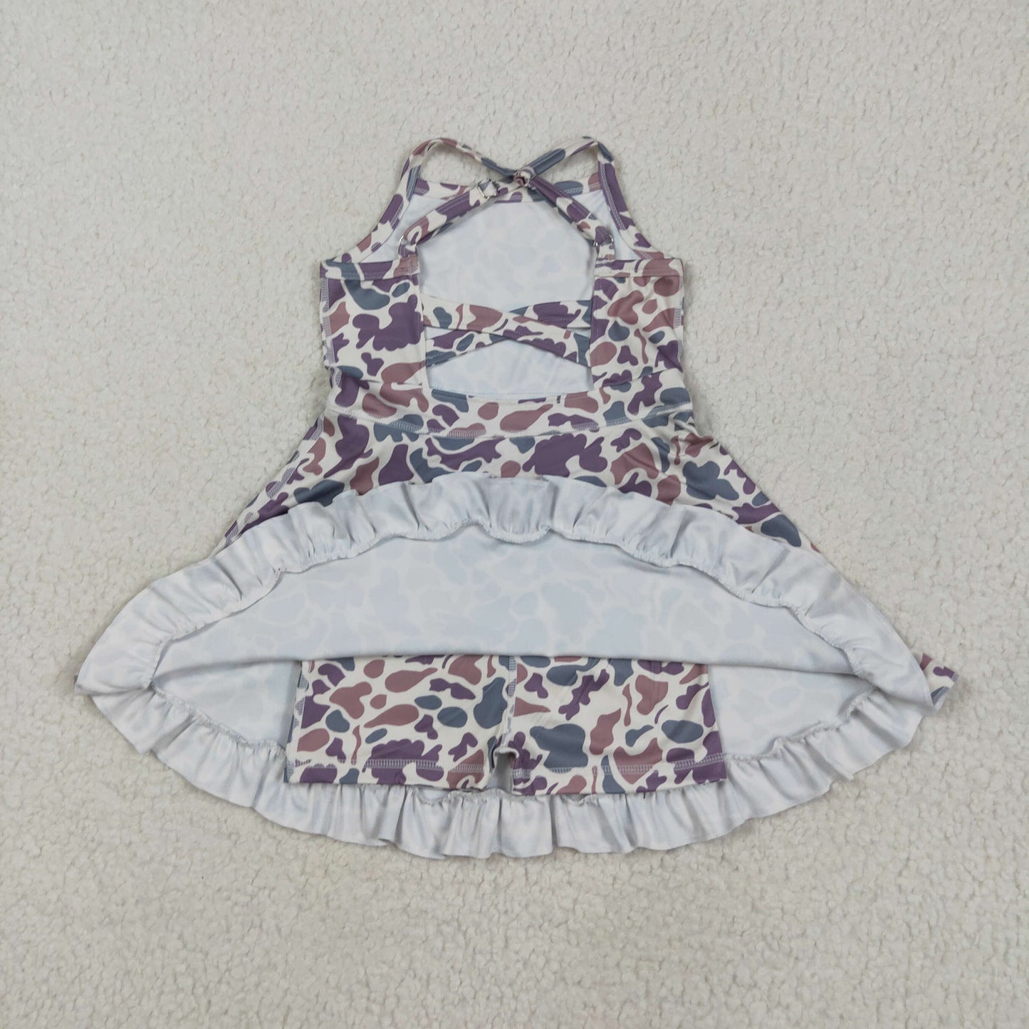 GSD2310 camo yoga girl skirt DRESS 202505
