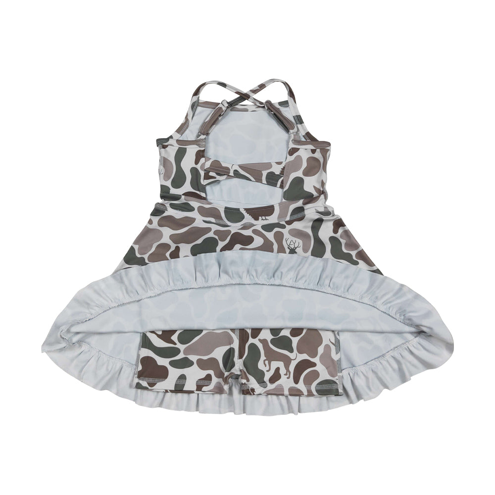 GSD2311 camo yoga girl skirt DRESS 202508 RTS