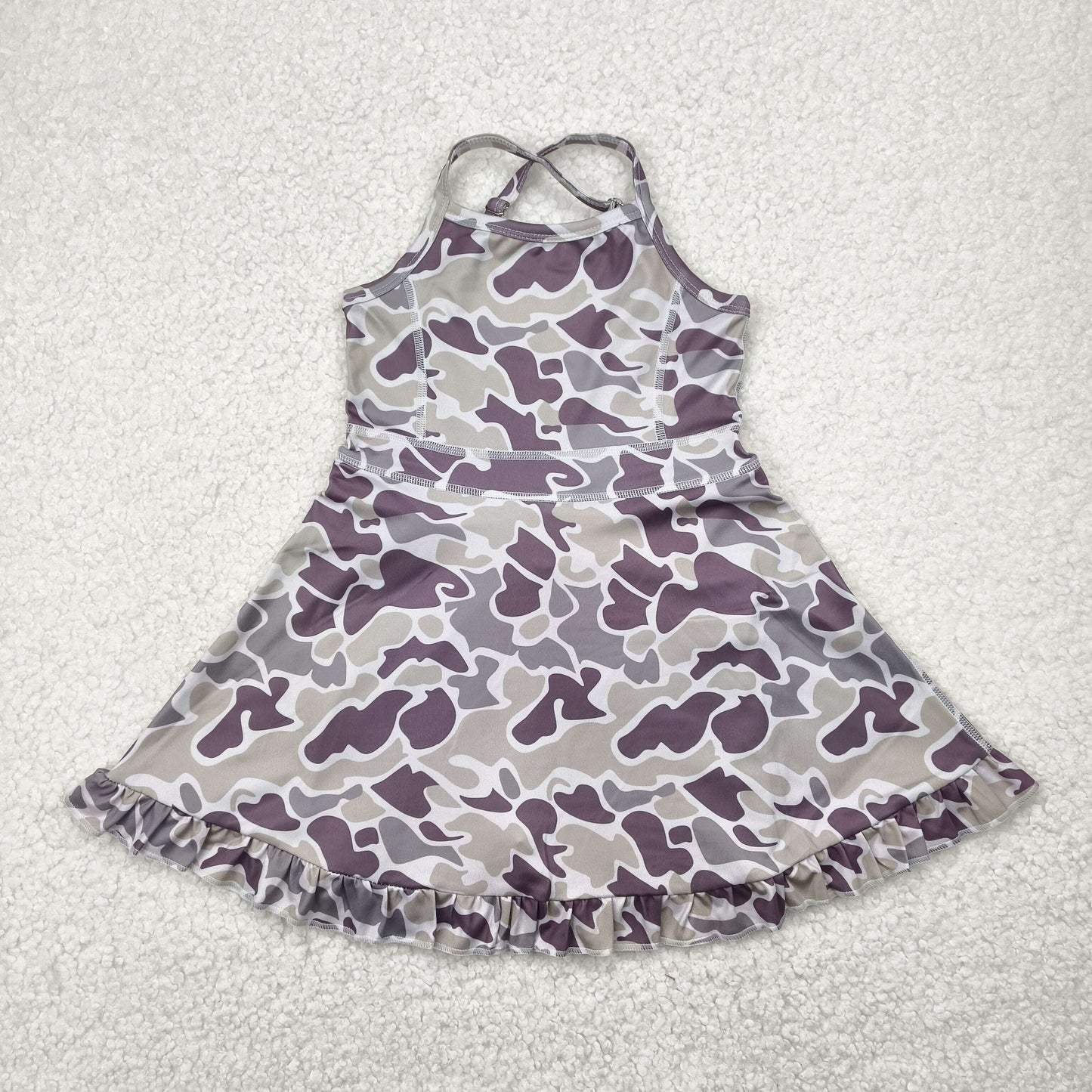 GSD2312 camo yoga girl skirt DRESS 202504 RTS
