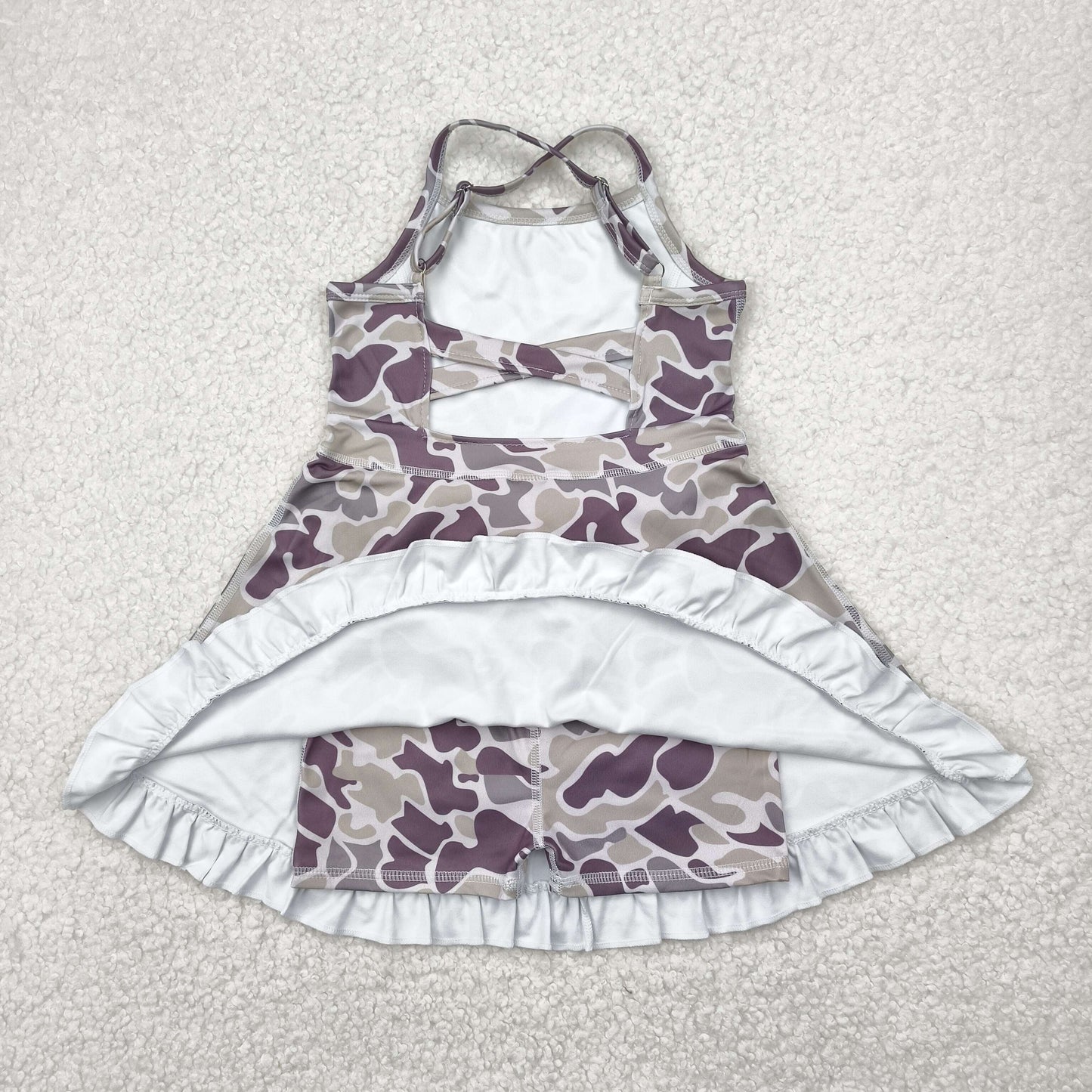GSD2312 camo yoga girl skirt DRESS 202504 RTS