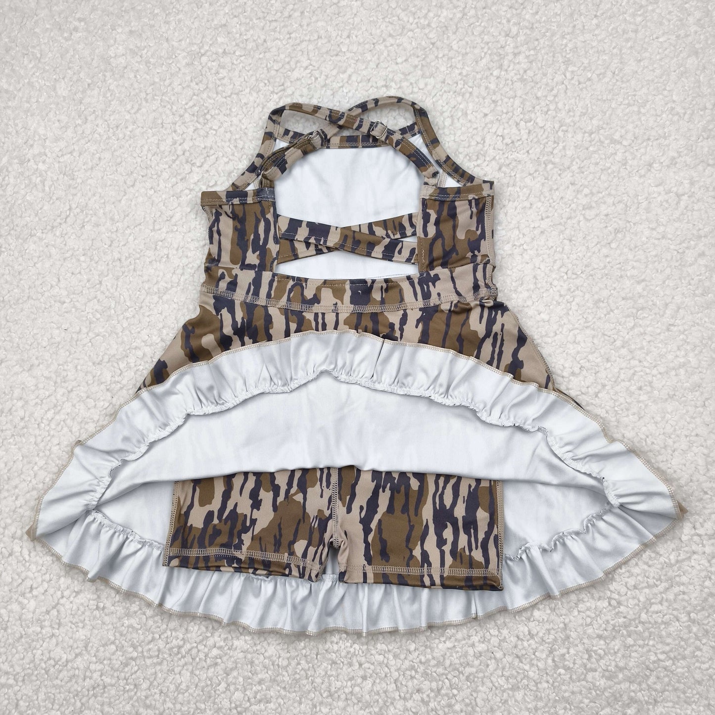 GSD2314 camo yoga girl skirt dress 202504 RTS