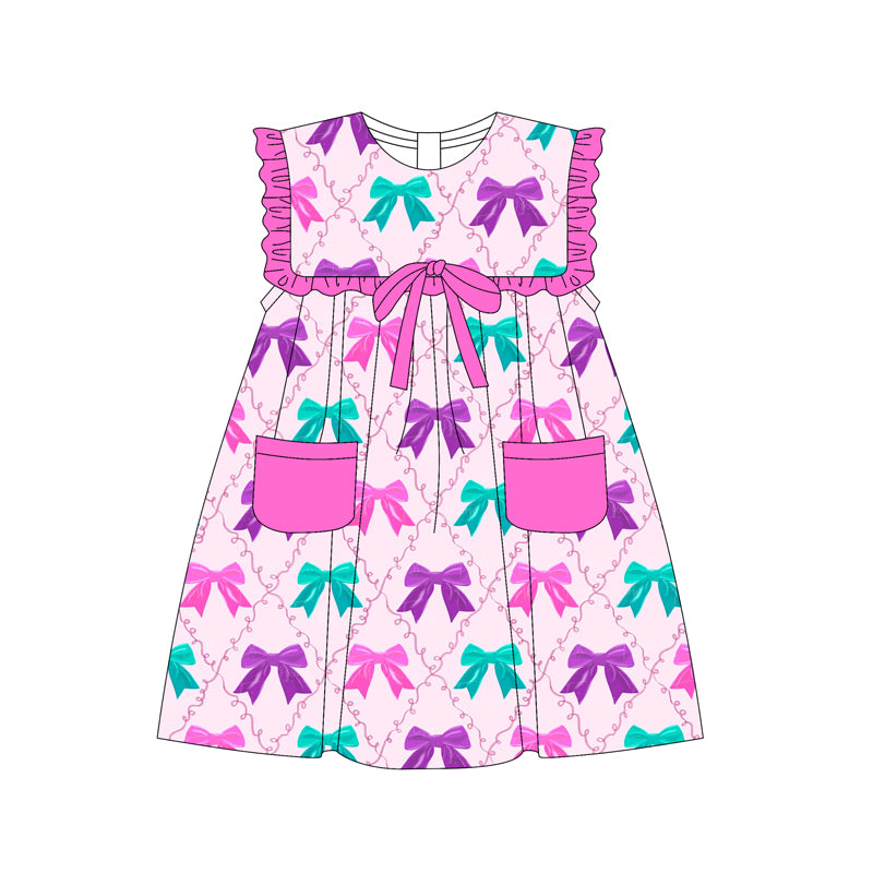 GSD2320 preorder bow western girl summer dress 202503