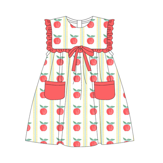 GSD2324 preorder back to school western  girl summer dress 202503