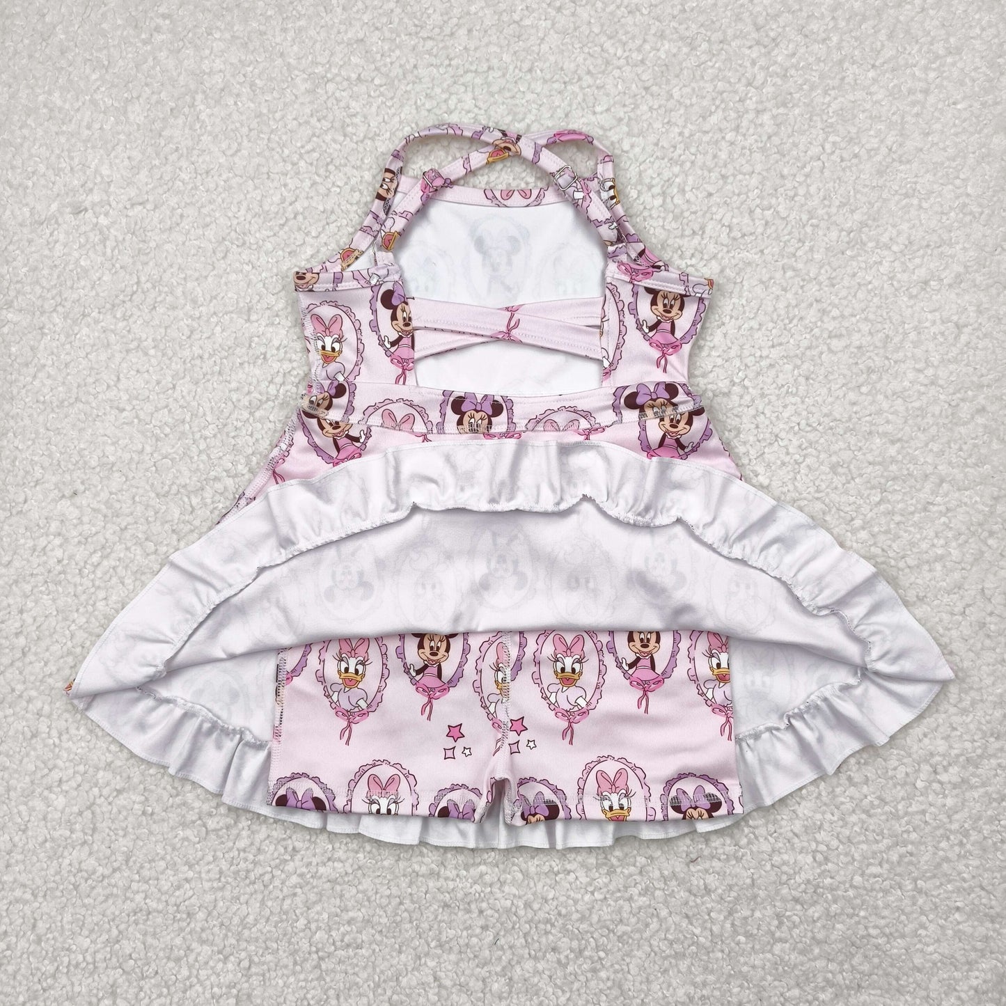 GSD2343 yoga mouse girl summer dress202504 RTS