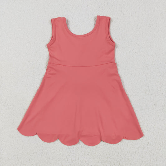 GSD2350 yoga  pink girl dress 202505 RTS