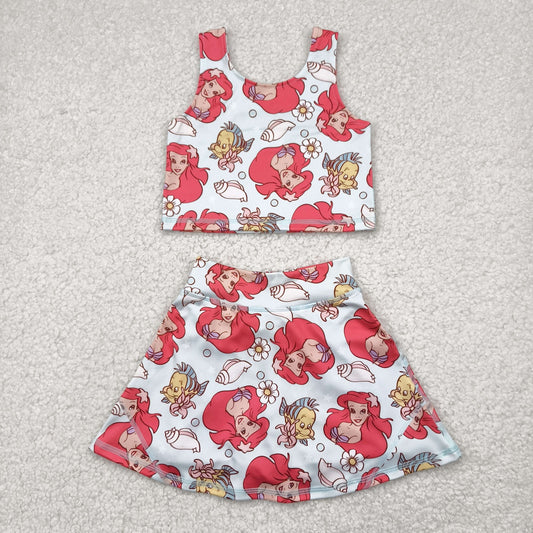 GSD2354 mermaid princess yoga mouse girl dress 202504 RTS