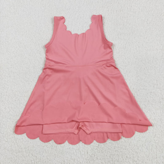 GSD2371 yoga  pink girl dress 202505 RTS