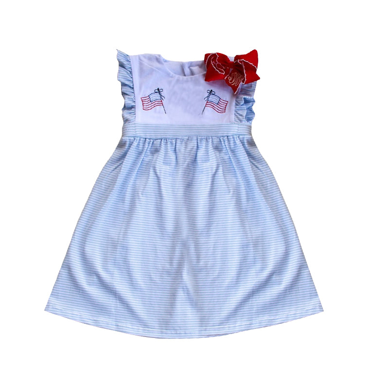 GSD2378 4th july preorder western girl summer dress 202503