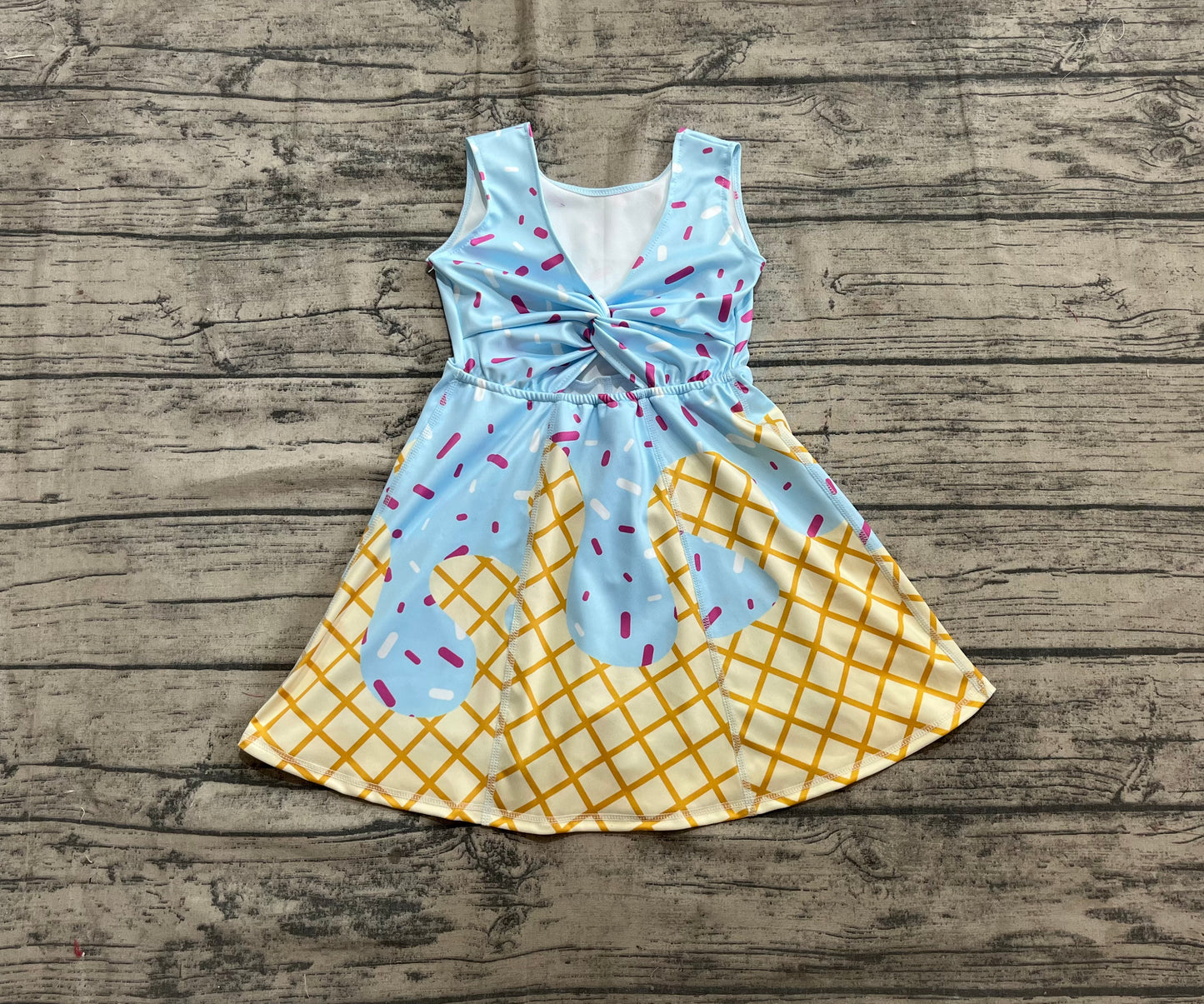 GSD2380 yoga ice cream shorts girl summer dress 202504 preorder