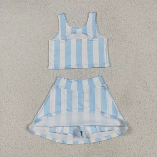 YOGA athletic dress GSD0990 改为GSD2433 active wear sibling swimsuit yoga girl outfit 202505 RTS