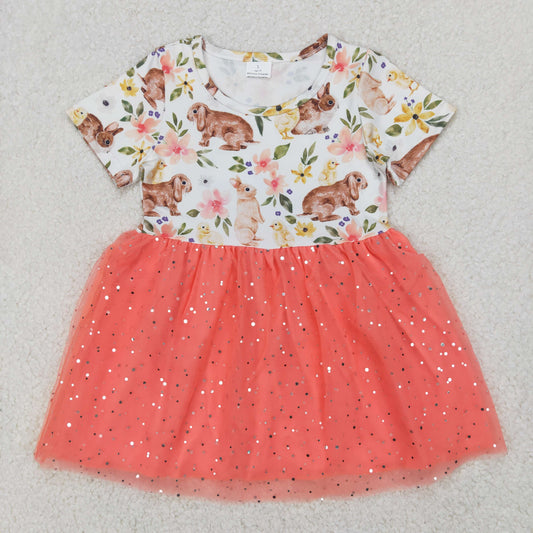 GSD2445 gauzy  flowers hill cow western  girl summer outfit 202504 RTS