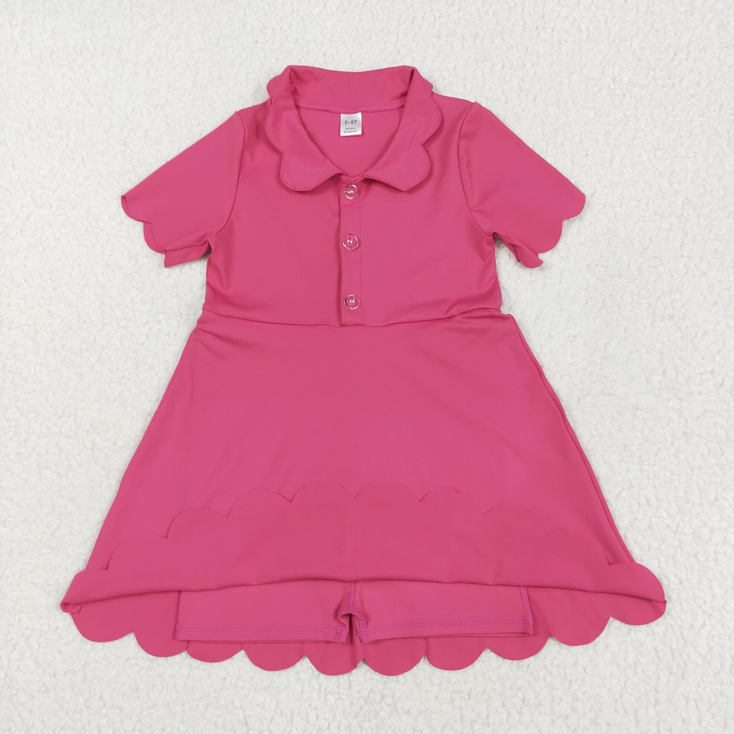 GSD2474 yoga solid girl summer skirt outfit 202506 RTS