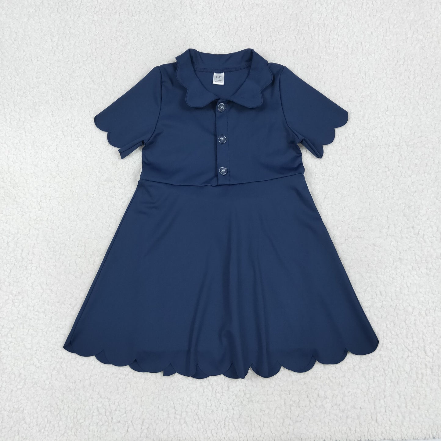 GSD2487 yoga solid color girl summer dress 202506 rts