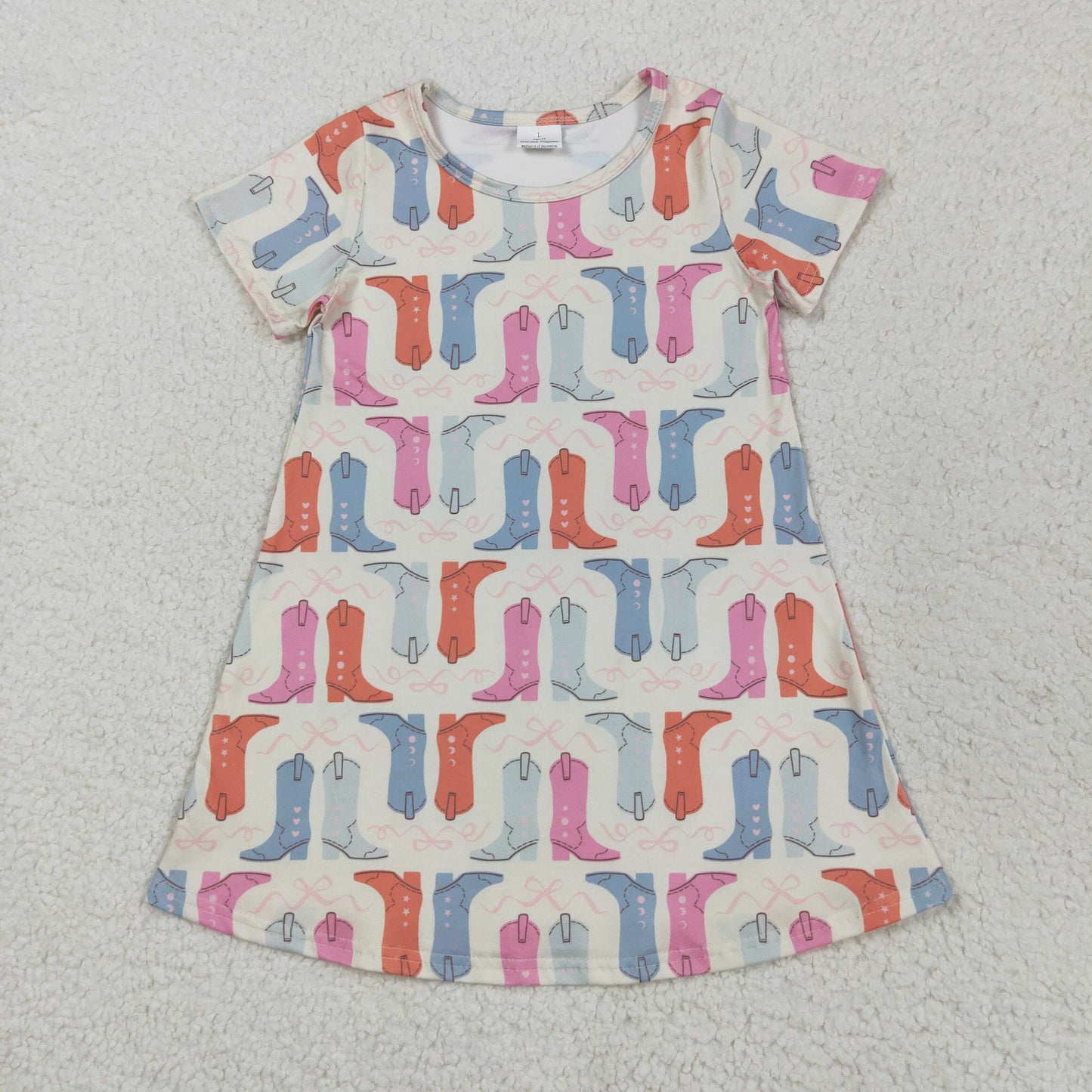 GSD2497 boots girl summer dress 202505 RTS