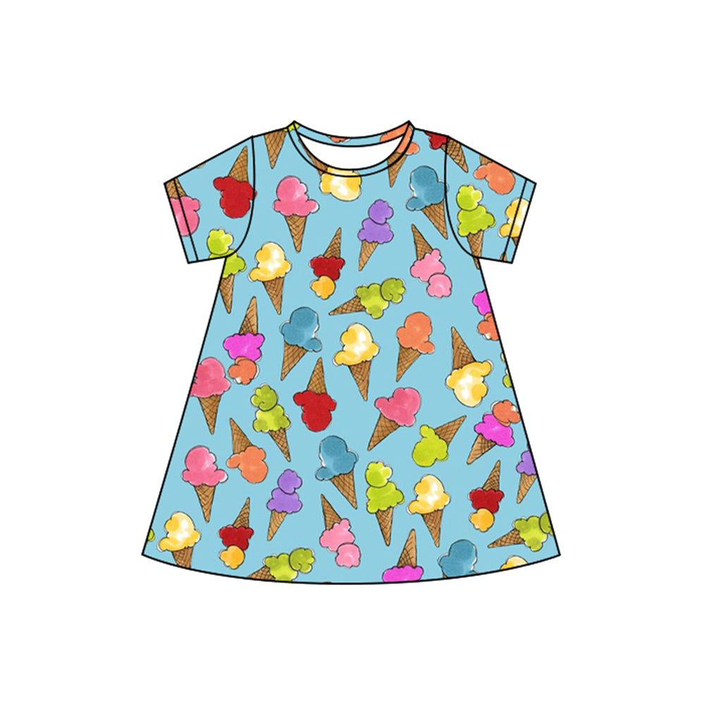 GSD2498 ice cream girl summer dress 202504 preorder