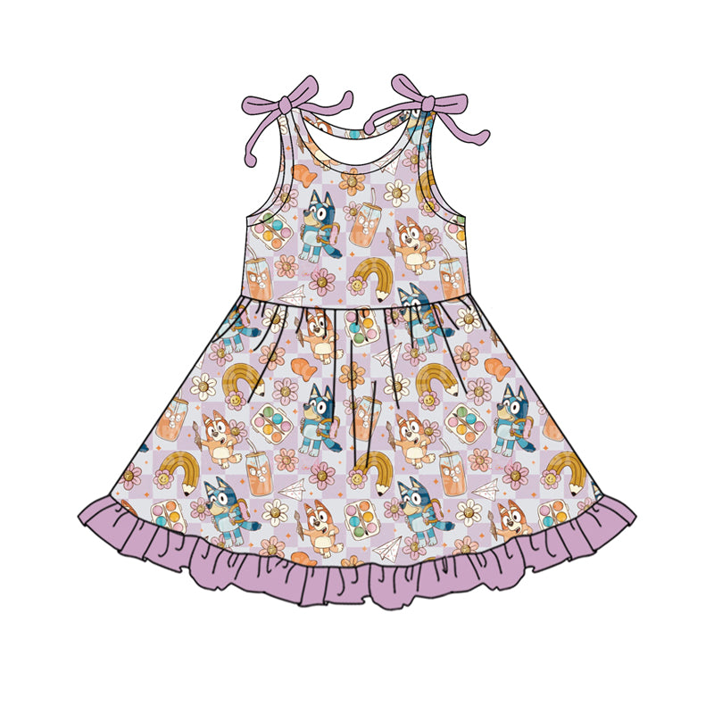 GSD2501 4th July girl summer dress 202504 preorder