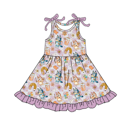 GSD2501 4th July girl summer dress 202504 preorder