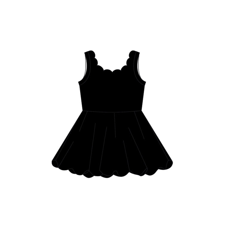 GSD2502 yoga solid color  girl summer dress 202504 preorder