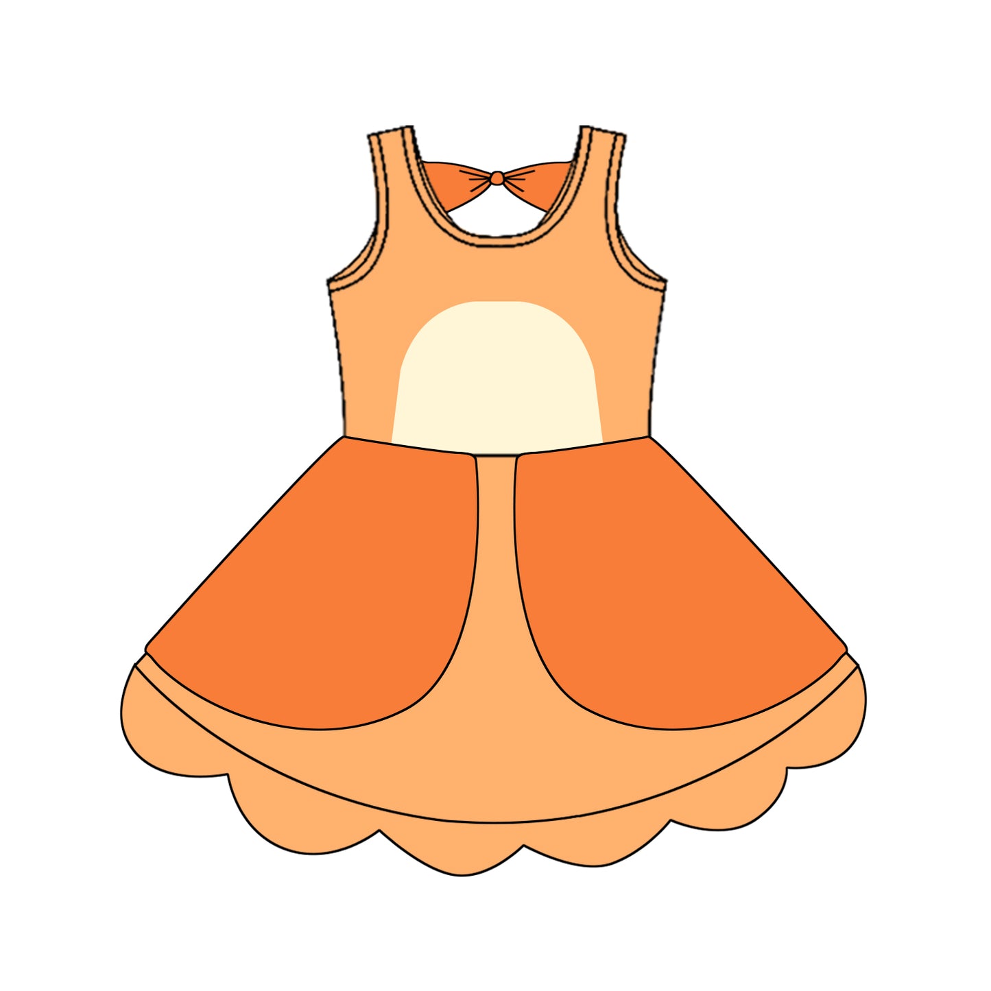 GSD2514 bluey girl summer dress 202504 preorder